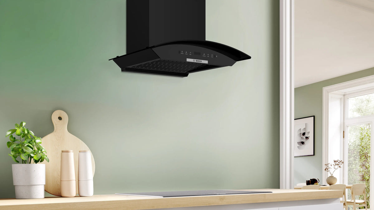 Series 2 Wall-Mounted Cooker Hood 60 cm Matt black DWA61BJ60I