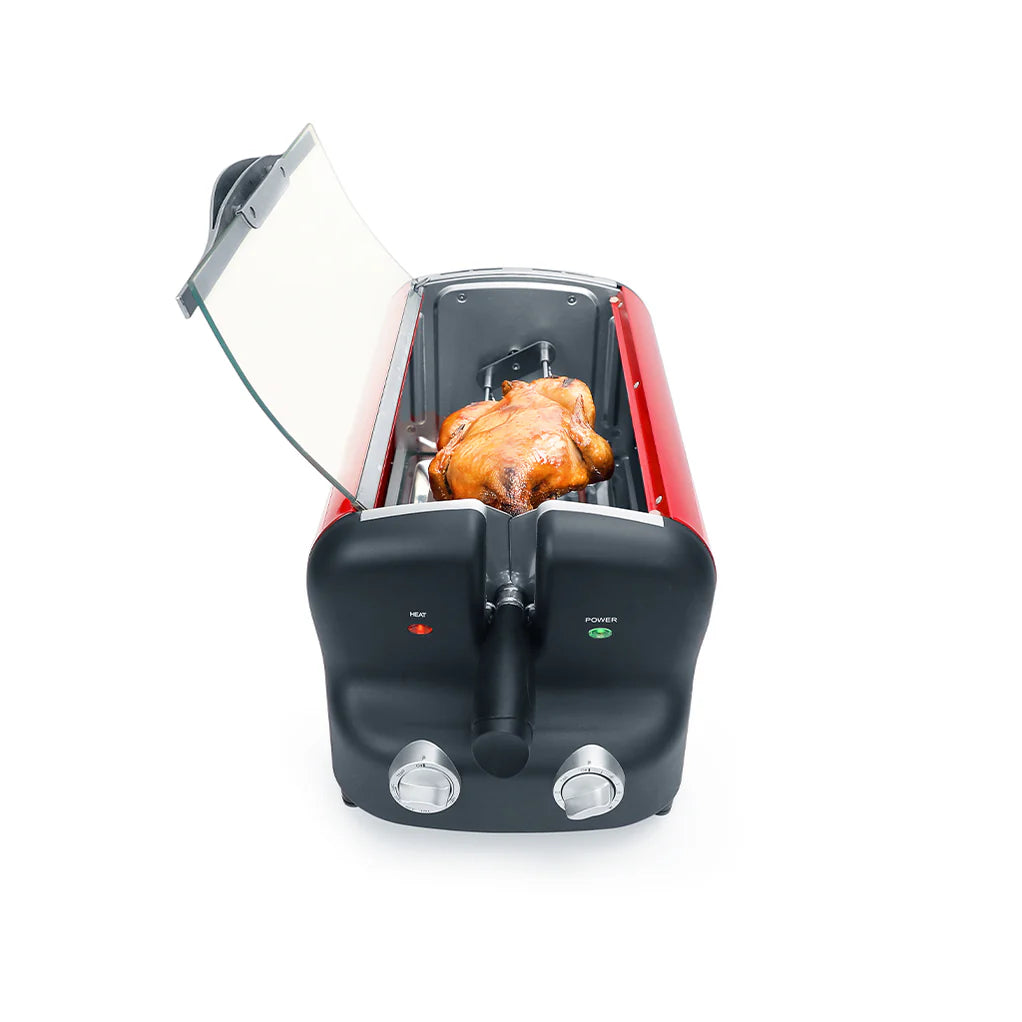 Full Chicken Rotisserie Horizontal Grill