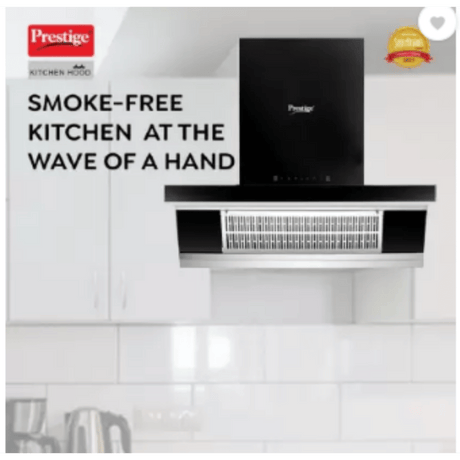 Prestige Tampa 900 Auto Clean Wall Mounted Black 1100 CMH Chimney
