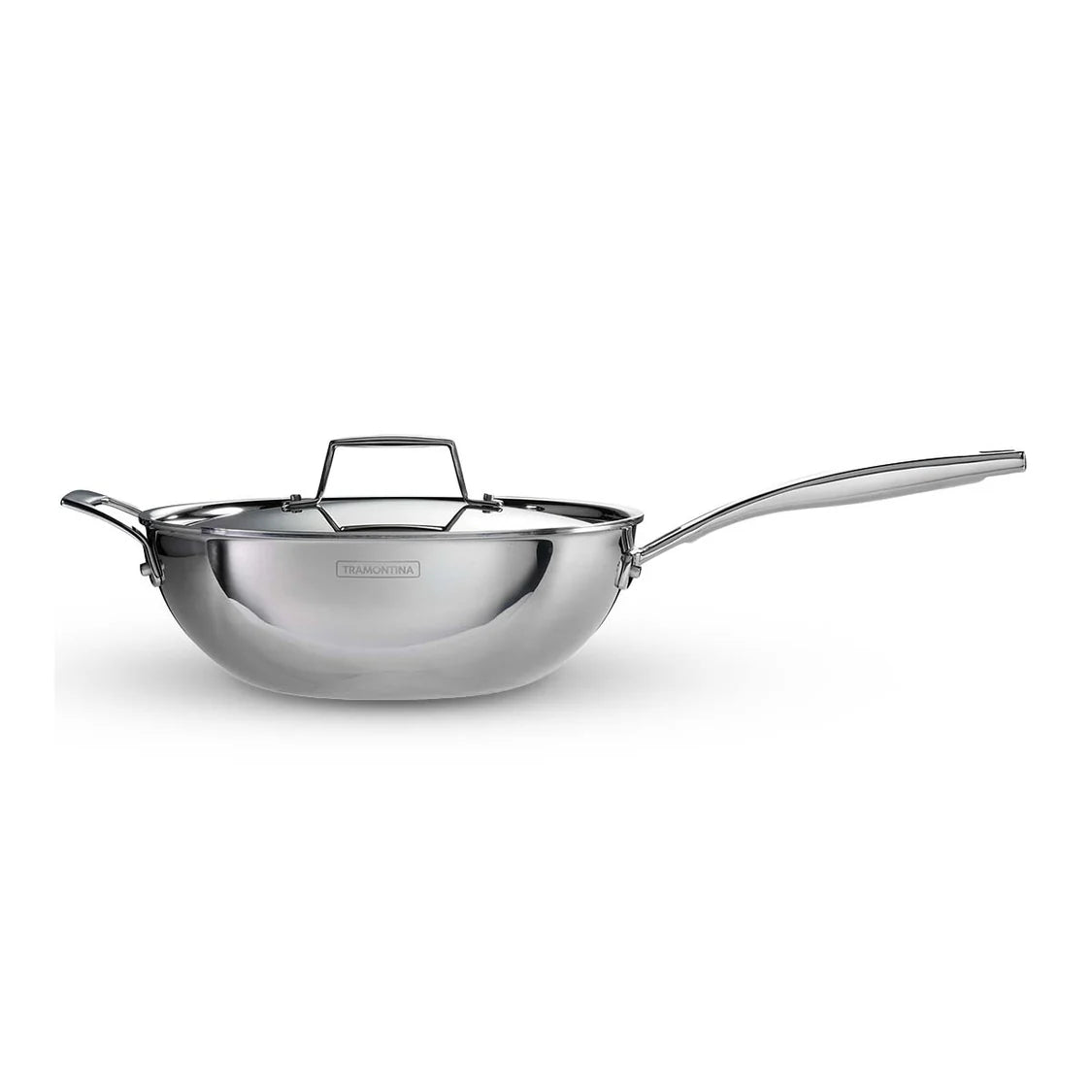 Tramontina Aeion 26cm Triply Wok with SS Lid