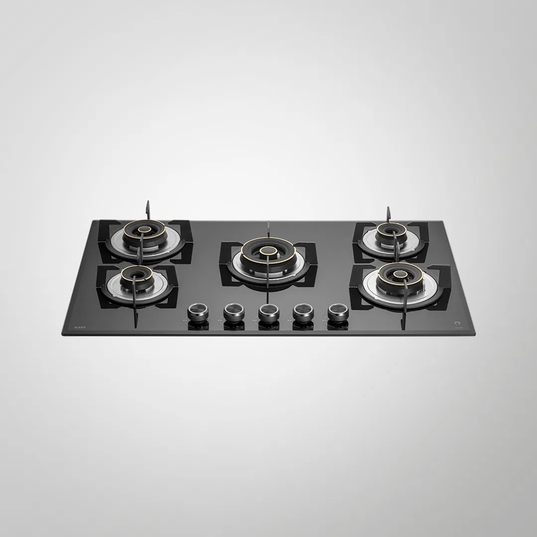 ALN 865 – 86cm Built-in Hob with 5 Heavy-Duty Brass Burners & Auto Ignition