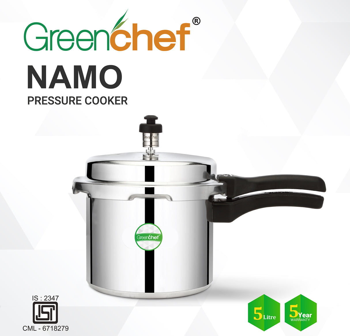 Greenchef Namo Pressure Cooker 5lts