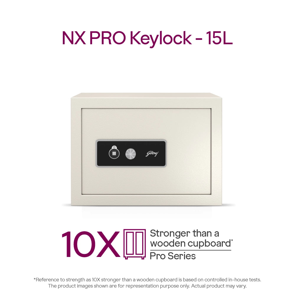 NX Pro Key Lock (15L) Ivory Home Locker