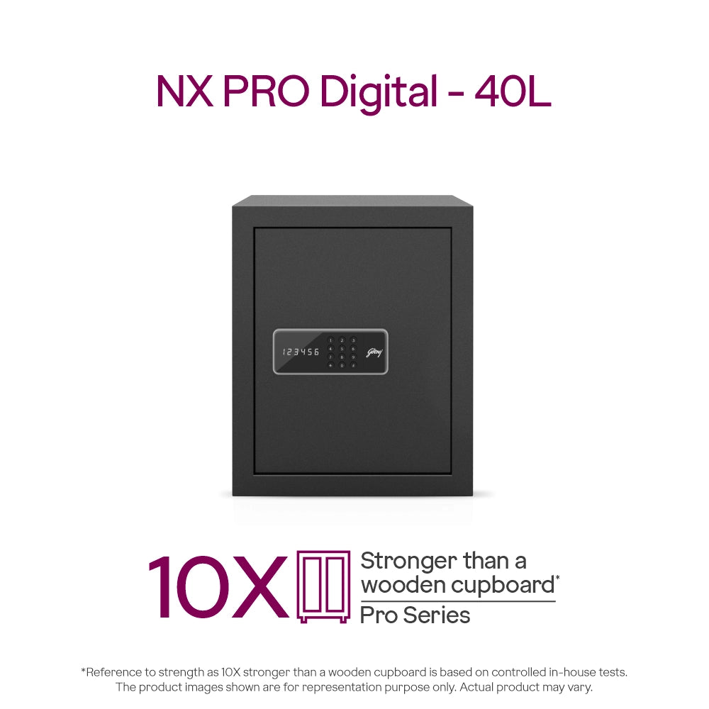 NX Pro Digital (40L) Ebony Home Locker
