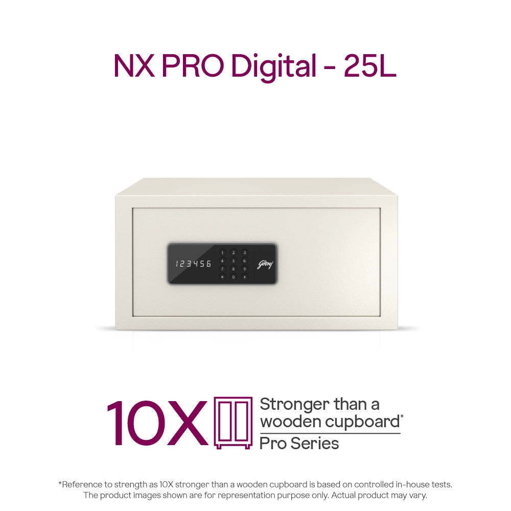 NX Pro Digital (25L) Ivory Home Locker