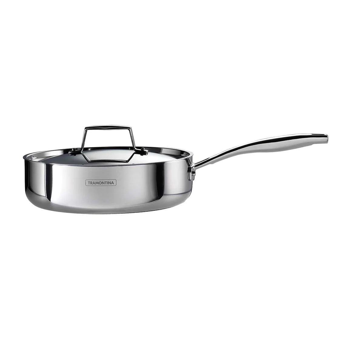 Tramontina Aeion 24cm Triply Deep Sauté Pan with SS Lid