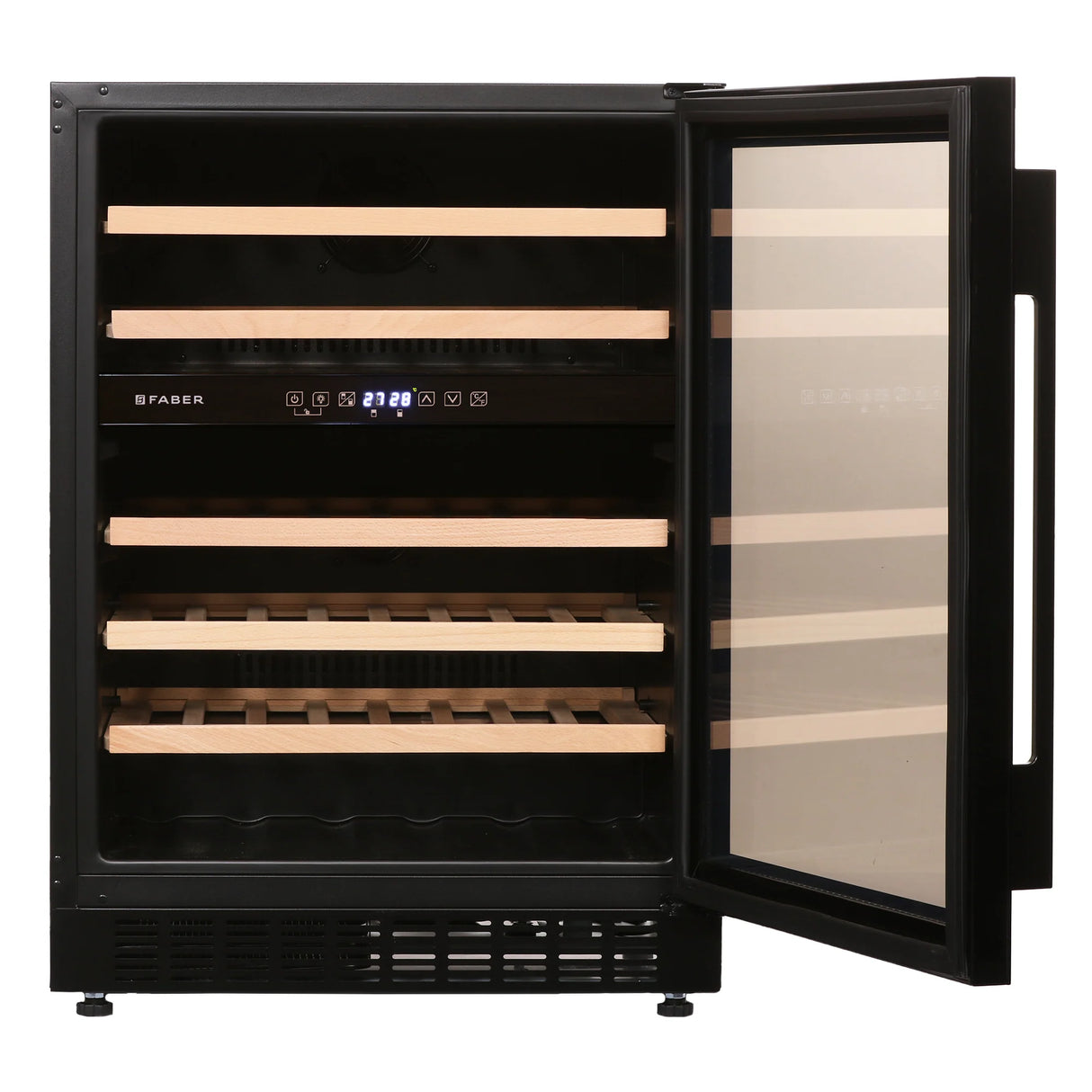 FWC JCF-145S 46 Bottle Dual Zone Wine Cooler – Frost Free, Triple Glazed Glass, Freestanding/Built-In