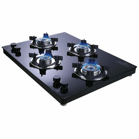 ELICA 694 CT VETRO 2J (TKN CROWN DT) ELICA SLIMMEST 4 BURNER NON AUTO IGNITION GAS STOVE