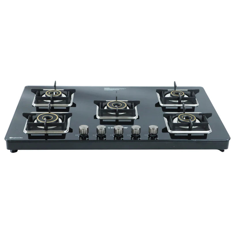 Shine Five Burner Gas Stove/Hob Top Auto Ignition