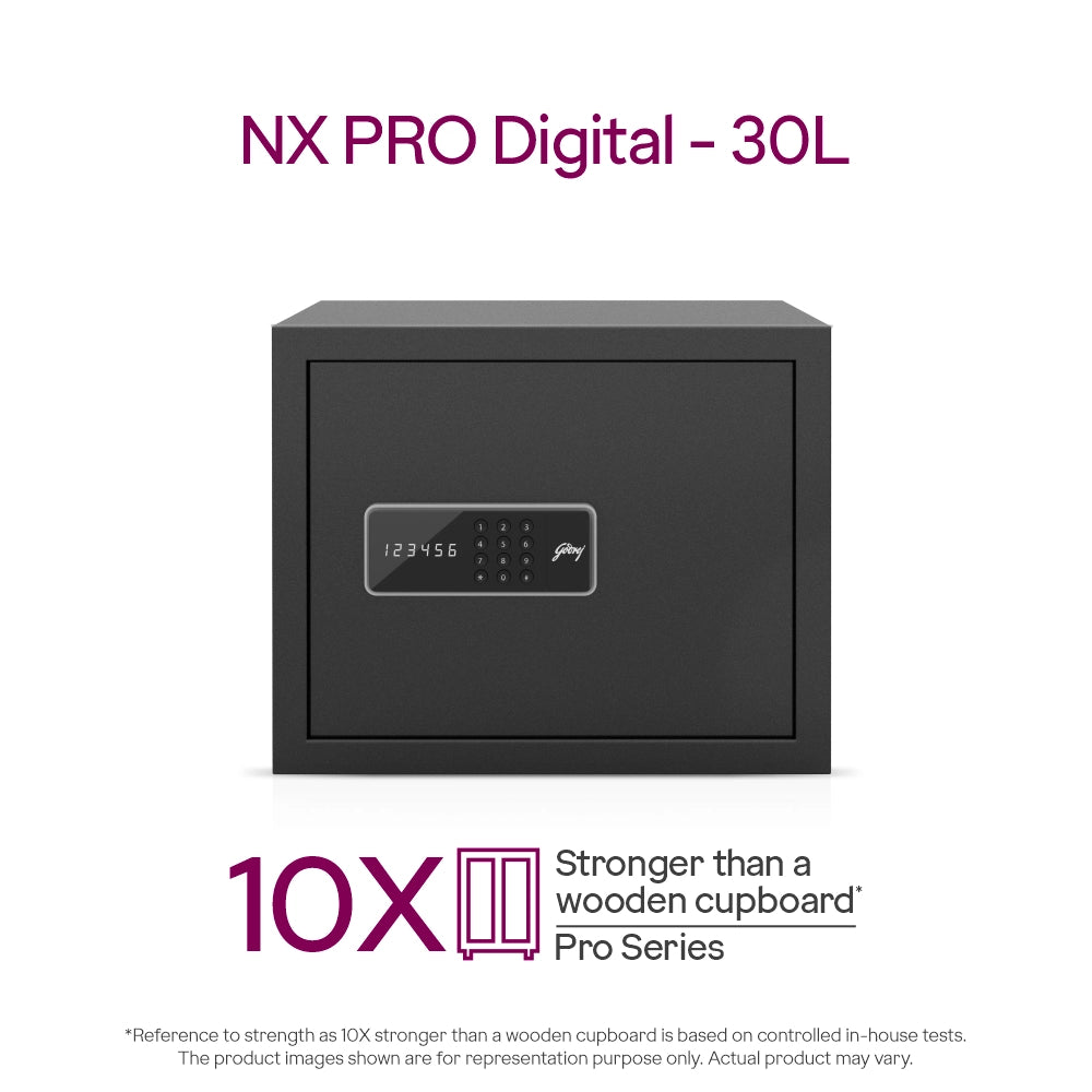 NX Pro Digital (30L) Ebony Home Locker