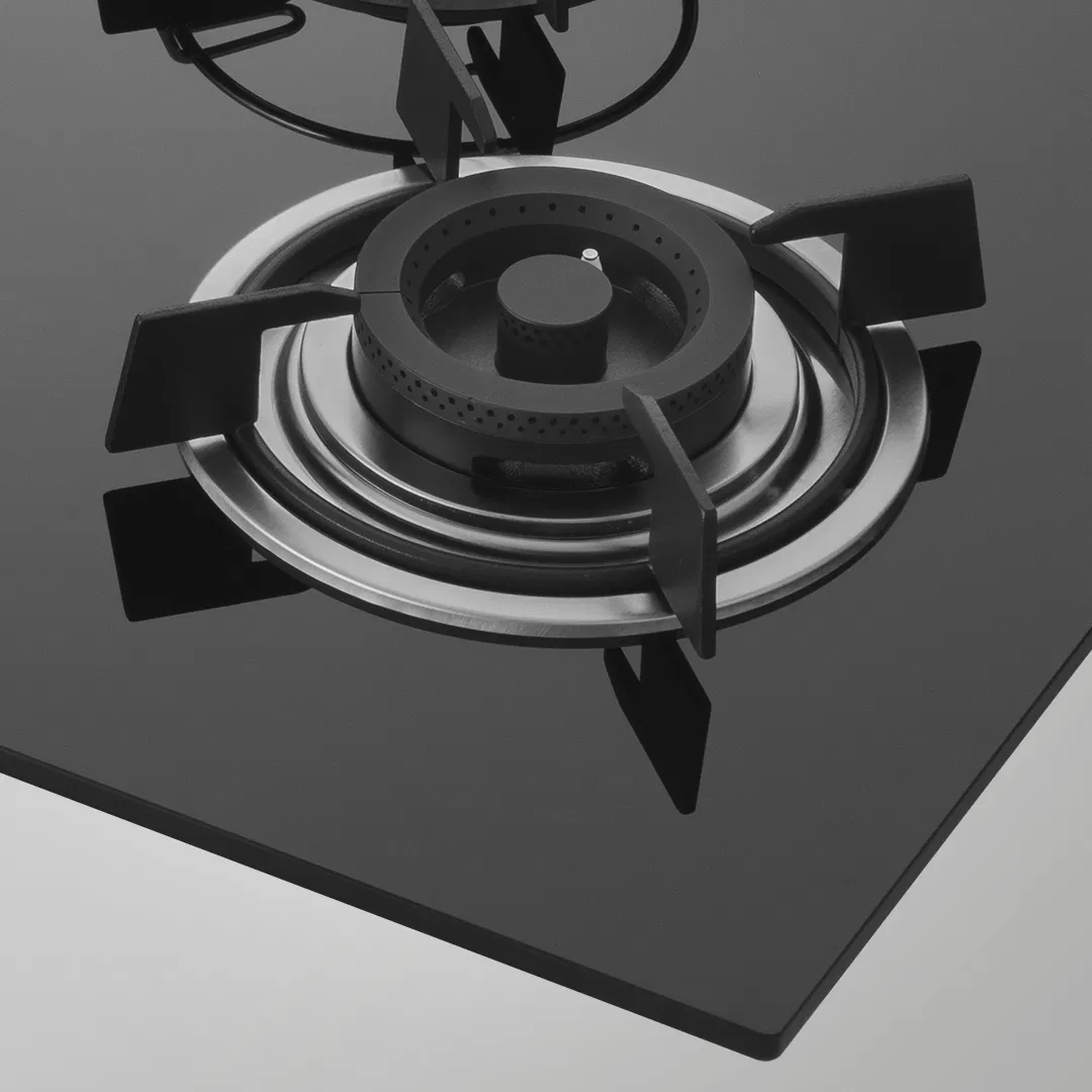 HBR 784 C – 78cm Built-in Hob with 4 Brass Burners & Auto Ignition