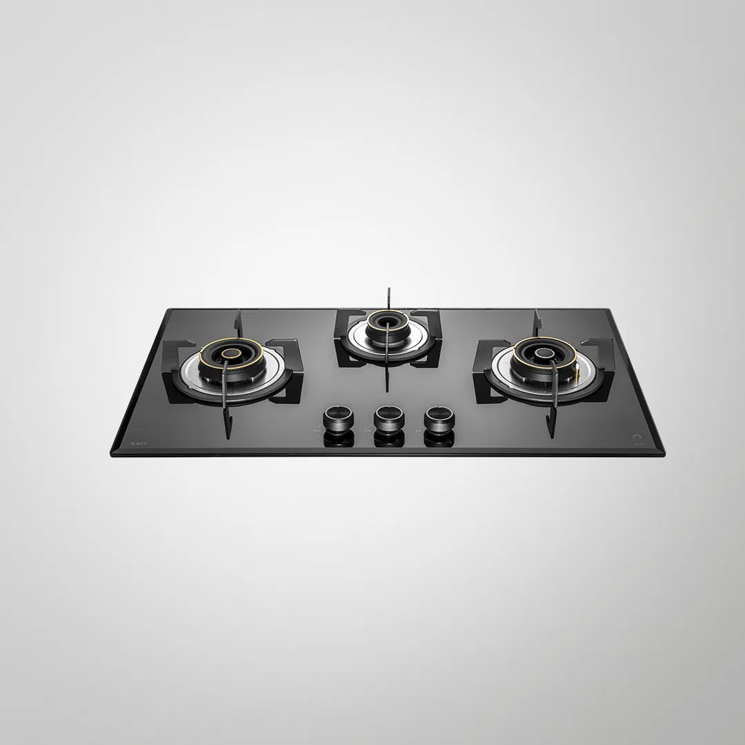ALN 783 – 73cm Built-in Hob with 3 High-Efficiency Brass Burners & Auto Electric Ignition