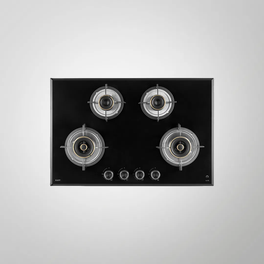 ALN 784 – 78cm Built-in Hob with 4 High-Efficiency Brass Burners & Auto Ignition