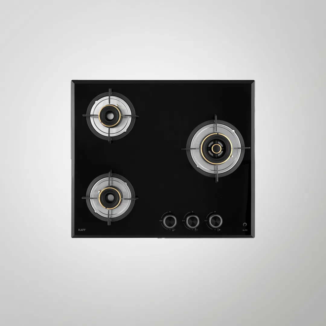 ALN 603 – 60cm Built-in Hob with 3 High-Efficiency Heavy-Duty Brass Burners & Auto Ignition