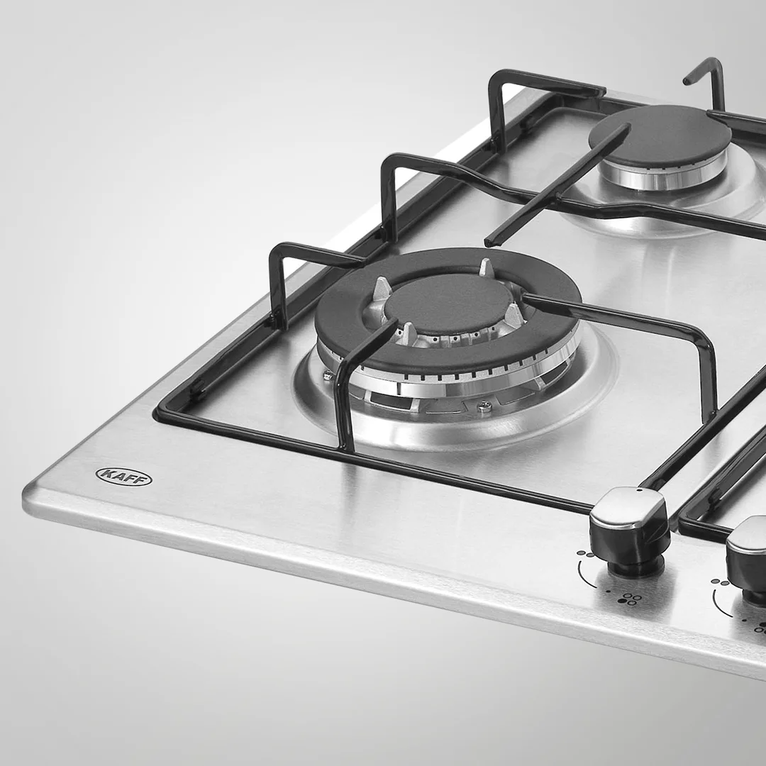 NE 4B 60 SS – 60cm Built-in Hob with 304 Grade Stainless Steel Finish & Auto Ignition