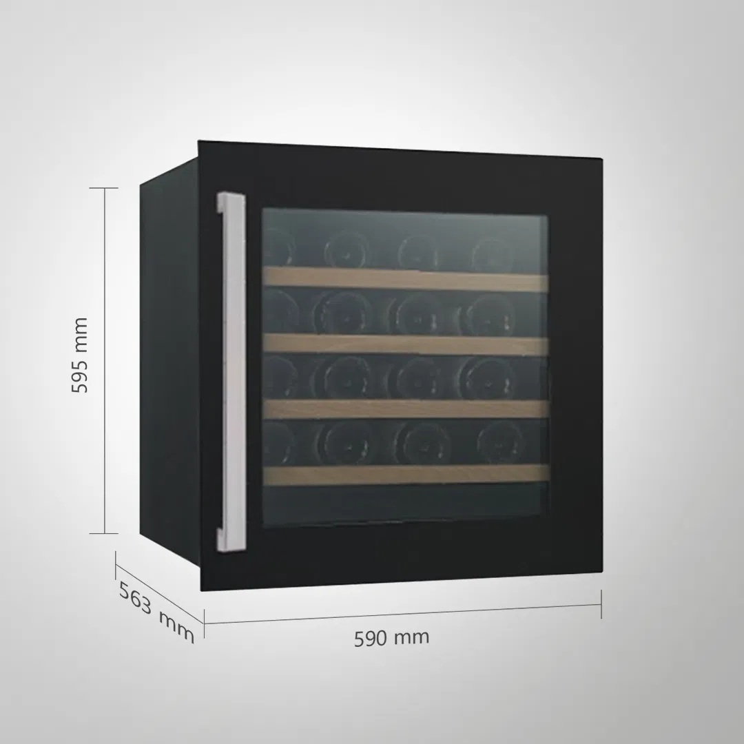WC92-BI Built-In Wine Cooler – 36 Bottle Capacity, Touch Control, UV-Protected Glass