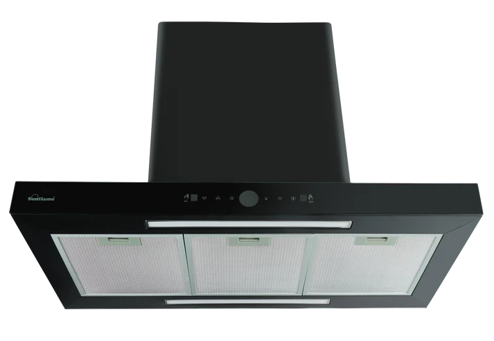 90 cm Wide Roof Mounted Island Chimney - CH ISLE 90 GC BLDC