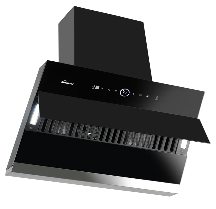 90 cm Wall Mounted Chimney - CH TRANQUILO 90 AC GC BLDC