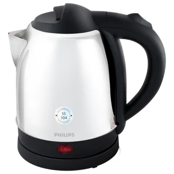 HD9383/00 Electric Kettle | 1.8L | 1800W | Stainless Steel | Detachable 360° Base | Auto Shutoff