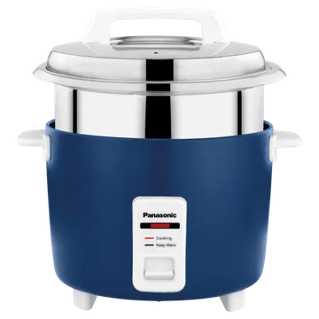 SR-WA18H(SB) 1.8L Electric Rice Cooker – Tri-Ply Stainless Steel Pan, Non-Stick Bowl, Keep Warm Function, Blue