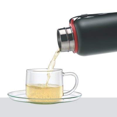 Trek Black 850ML Hot n Cold Stainless Steel Bottle – 20 Hours Hot, 24 Hours Cold, Wide Mouth, Durable Finish