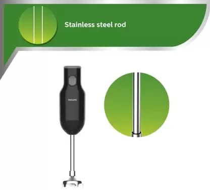 Lloy Steel Hand Blender HL1655/02 | 250W Motor | Rust-Proof Metal Arm | Ergonomic Design