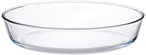 Icy22Od0107 Oval Baking Dish, 700 Ml, Transparent & Borosil - Icy22Od0124 Oval Baking Dish, 2.2 Litres, Transparent