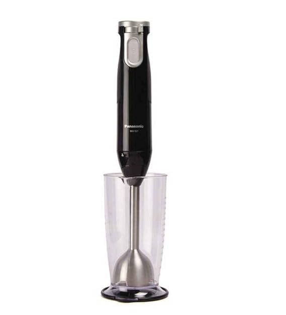 MX-SS1 600W Hand Blender – Black, 4-Blade System, Stainless Steel Shaft, Step-Less Speed Control