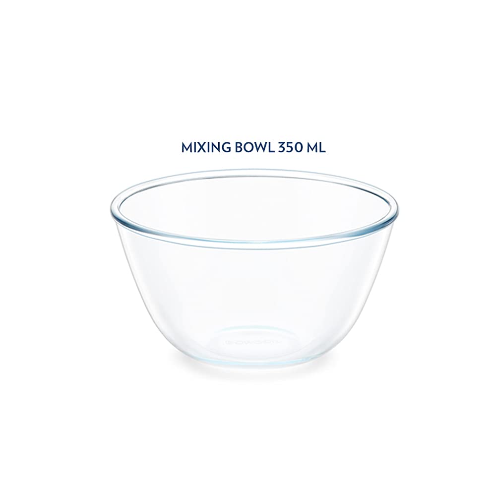 Mixing & Serving Bowl, White Lid Oven, Micro, Fridge Safe 350ml