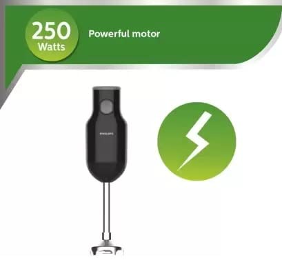 Lloy Steel Hand Blender HL1655/02 | 250W Motor | Rust-Proof Metal Arm | Ergonomic Design