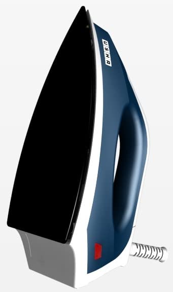 Usha EI 4175-P 750W ULTRA LIGHT WEIGHT ELECTRIC IRON WITH NON STICK PTFE COATED (BLACK WEILBURGER) SOLE PLATE, MIDNIGHT BLUE