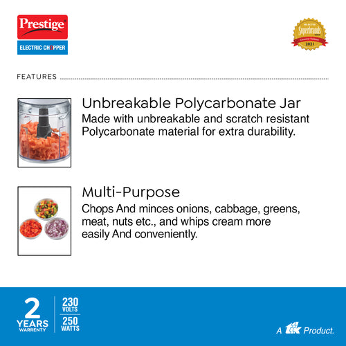 PEC 4.0 Electric Vegetable & Fruit Chopper