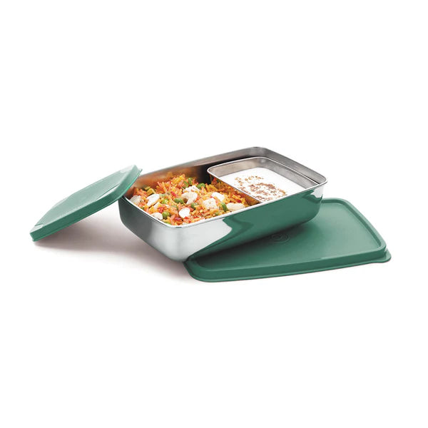 SignoraWare Compact Steel Lunch Box (Small) Available in Red, Blue, Violet, English Green, English Purple