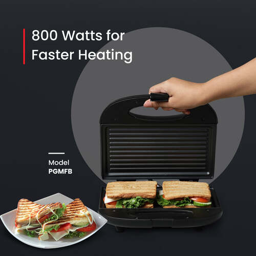Sandwich Toasters With fixed Grill Plate, PGMFB