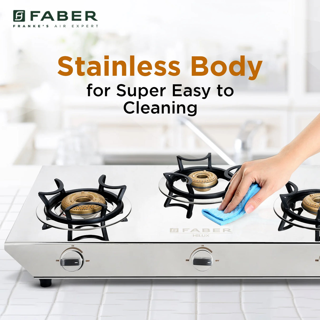 COOKTOP HILUX MAX 3BB SS