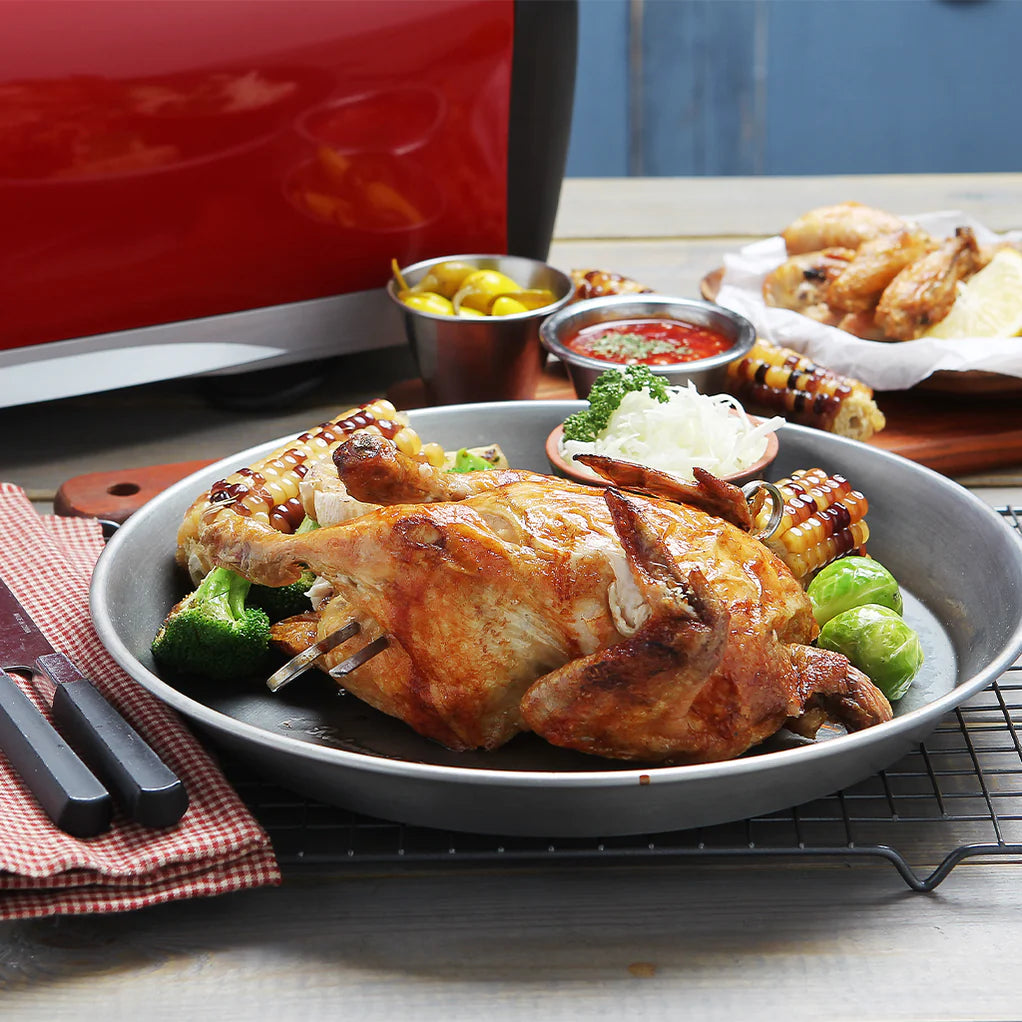 Full Chicken Rotisserie Horizontal Grill