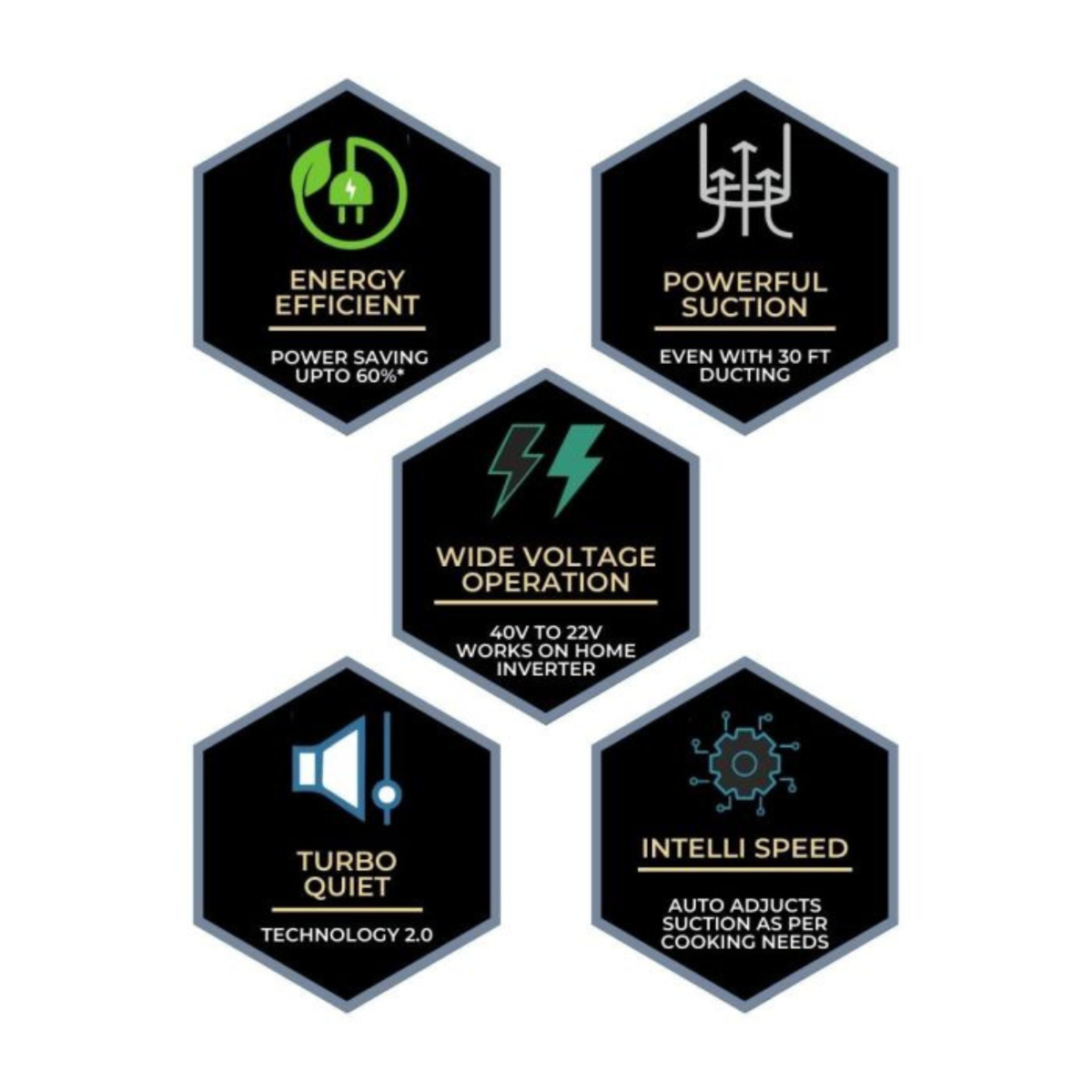 Whirlpool ZEN TQT 9W TA BLDC BK HOOD 90 cm Touch Control With Motion Sensor Wall Mounted Chimney Black Finish