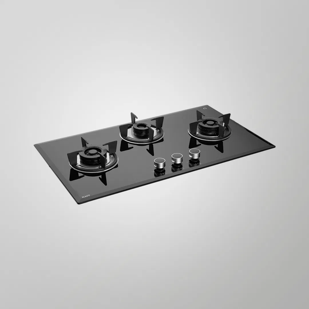 FBB 783 – 78cm Built-in Hob with 3 Full Brass Burners & Auto Ignition