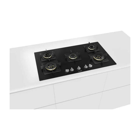 5 Burners Glass with Flame Failure Safety Device