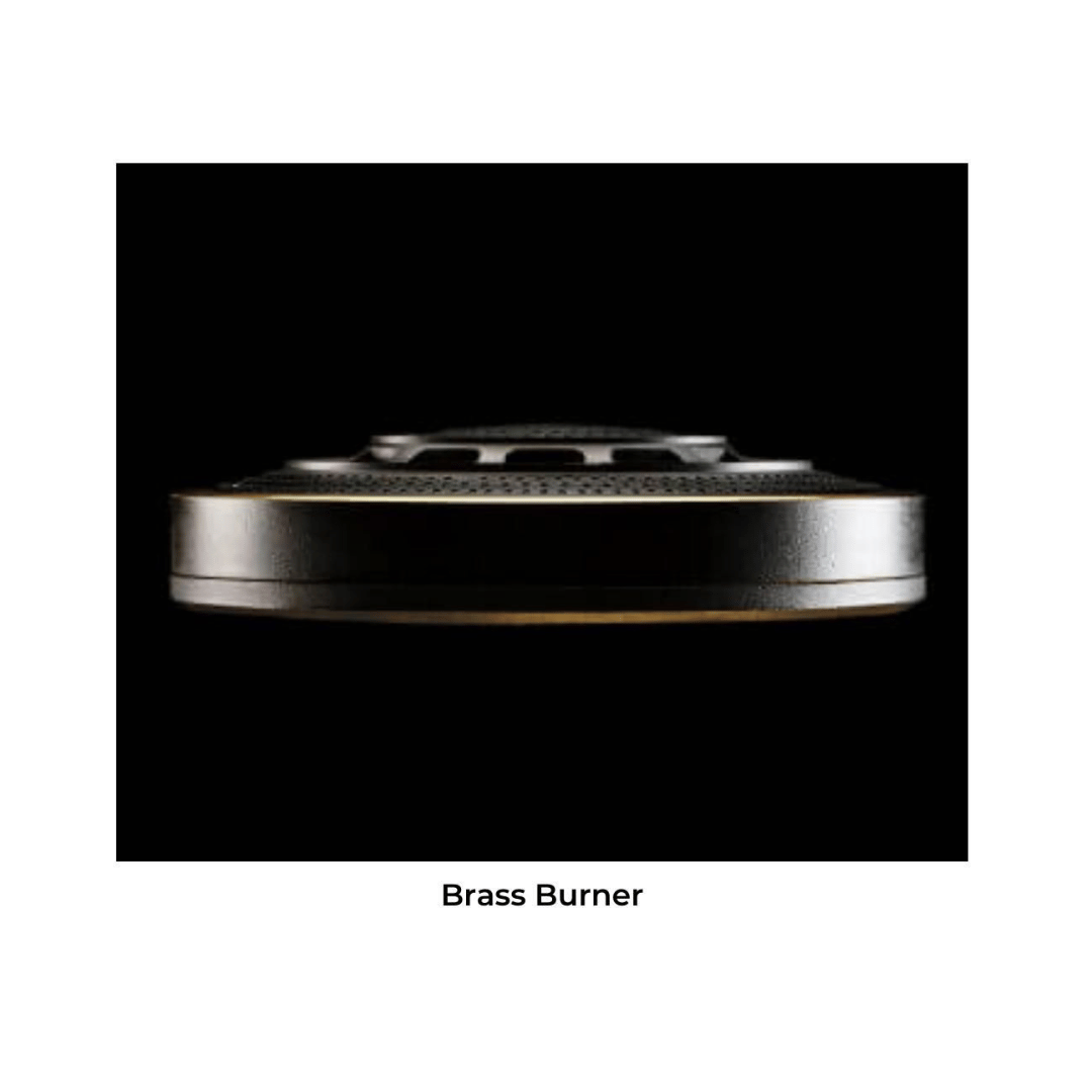 Vortex 480 80CM 4-Burner Built-In Hob with FFSD – Matt Black Glass, Full Brass Burners 538.66.296