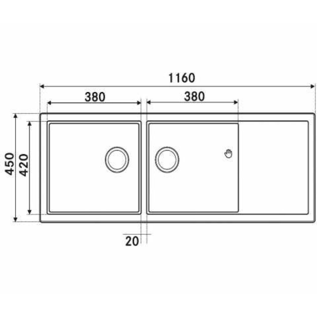 Satin Steel Finish 127.0595.013
