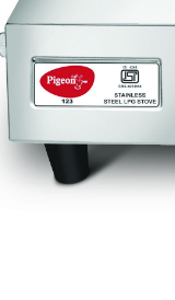 PIGEON CUTE 2 BURNER STAINLESS STEEL COOKTOP