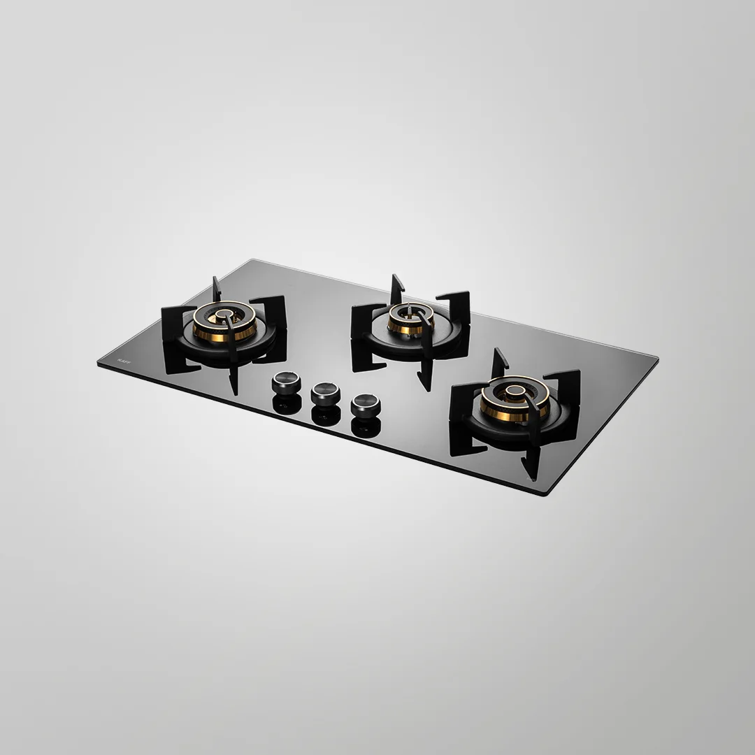 INF 783 Built-In Hob | Auto Ignition | 3 Full Brass High-Efficiency Burners | Triple & Dual Ring Burners | Flame Failure Device