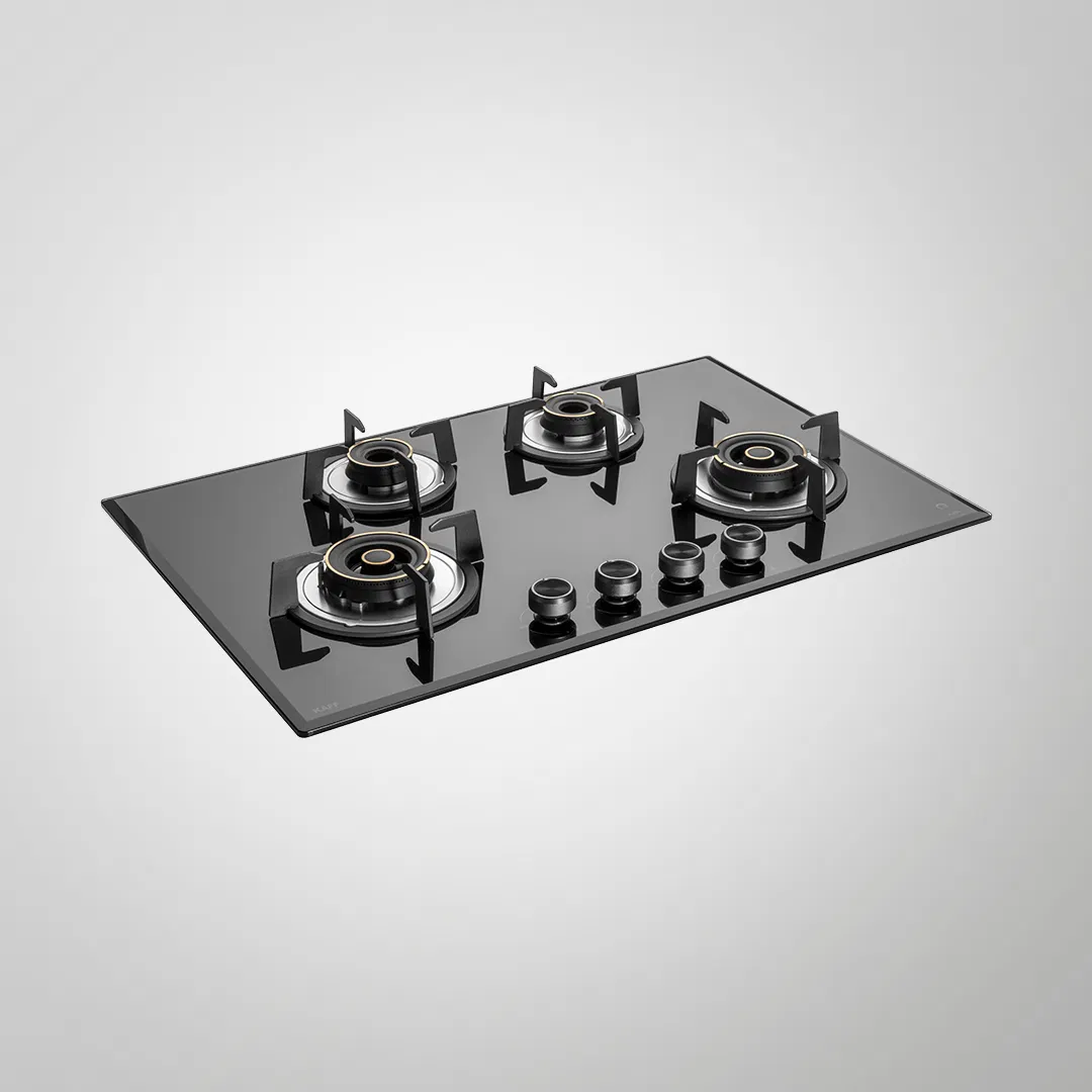 ALN 784 – 78cm Built-in Hob with 4 High-Efficiency Brass Burners & Auto Ignition