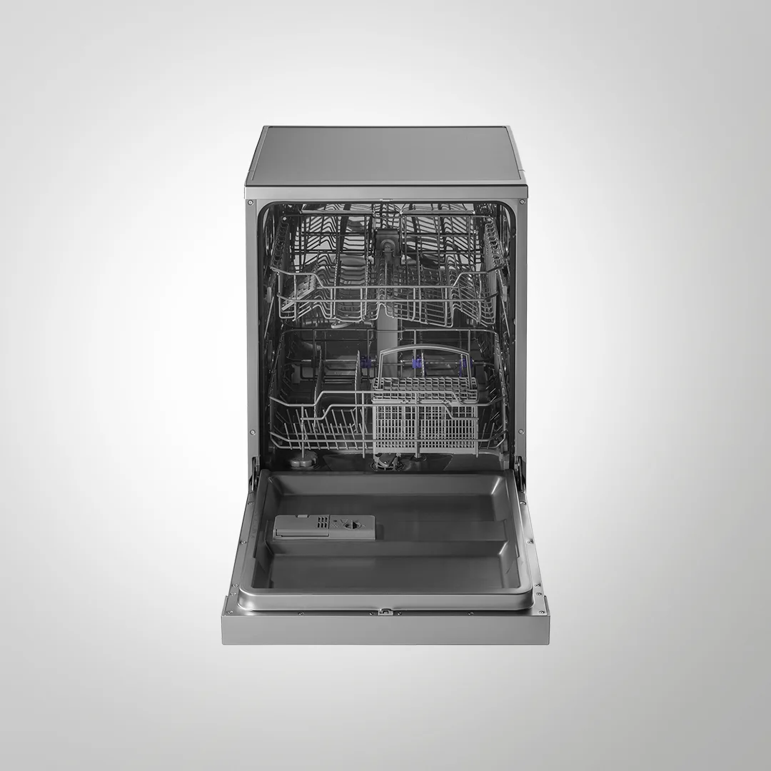 DW CENTRA 60 Premium Silver Finish Front Free Standing Dishwasher