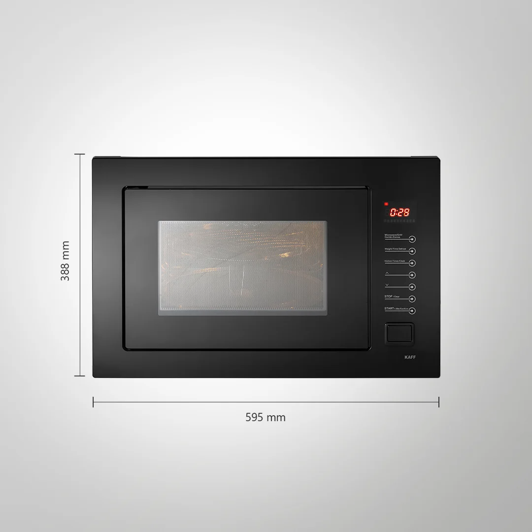 KMW8A-BLK – 25L Built-in Microwave Oven With Touch Controls