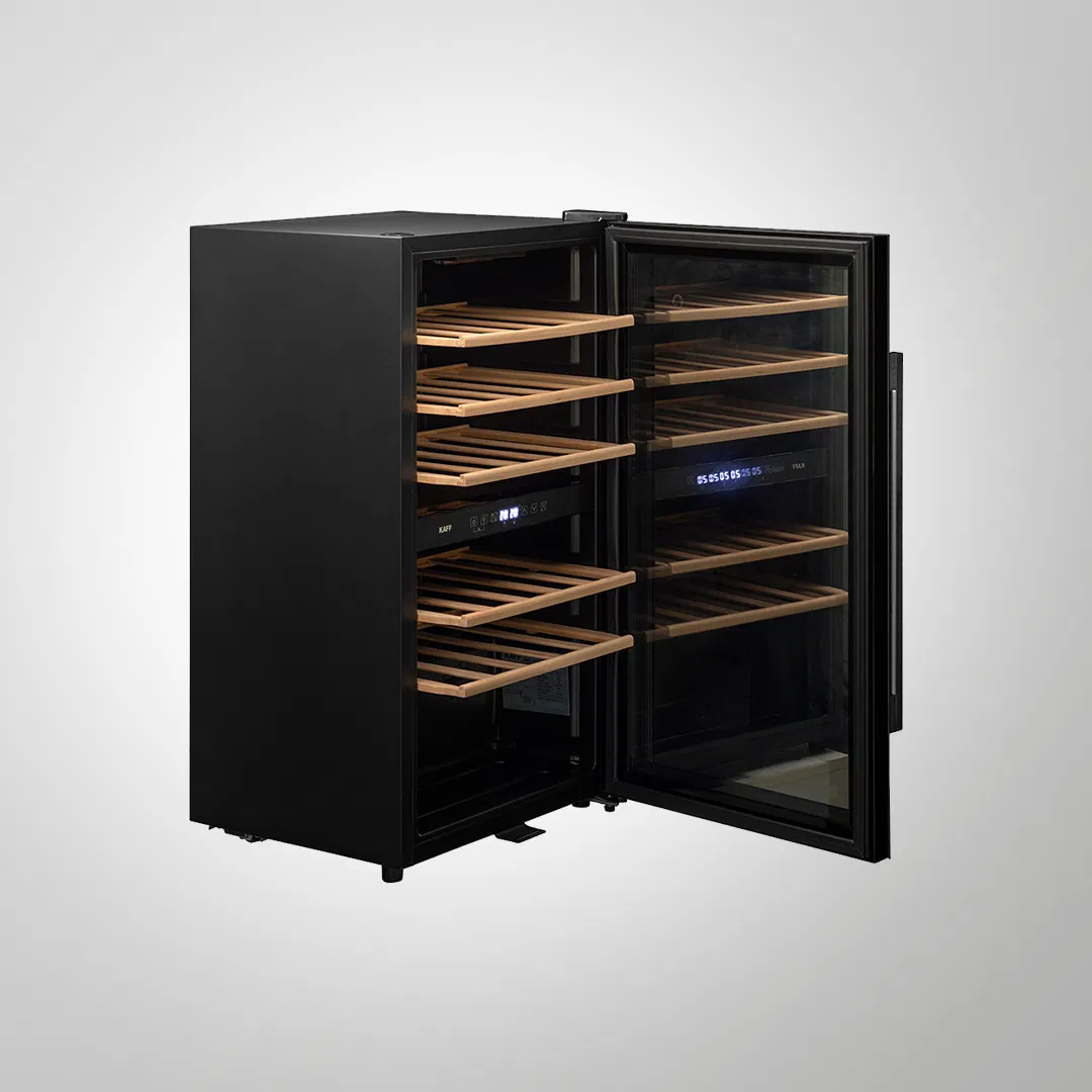 WC76-DZ Free-Standing Dual Zone Wine Cooler | 29 Bottle Capacity | Touch Control