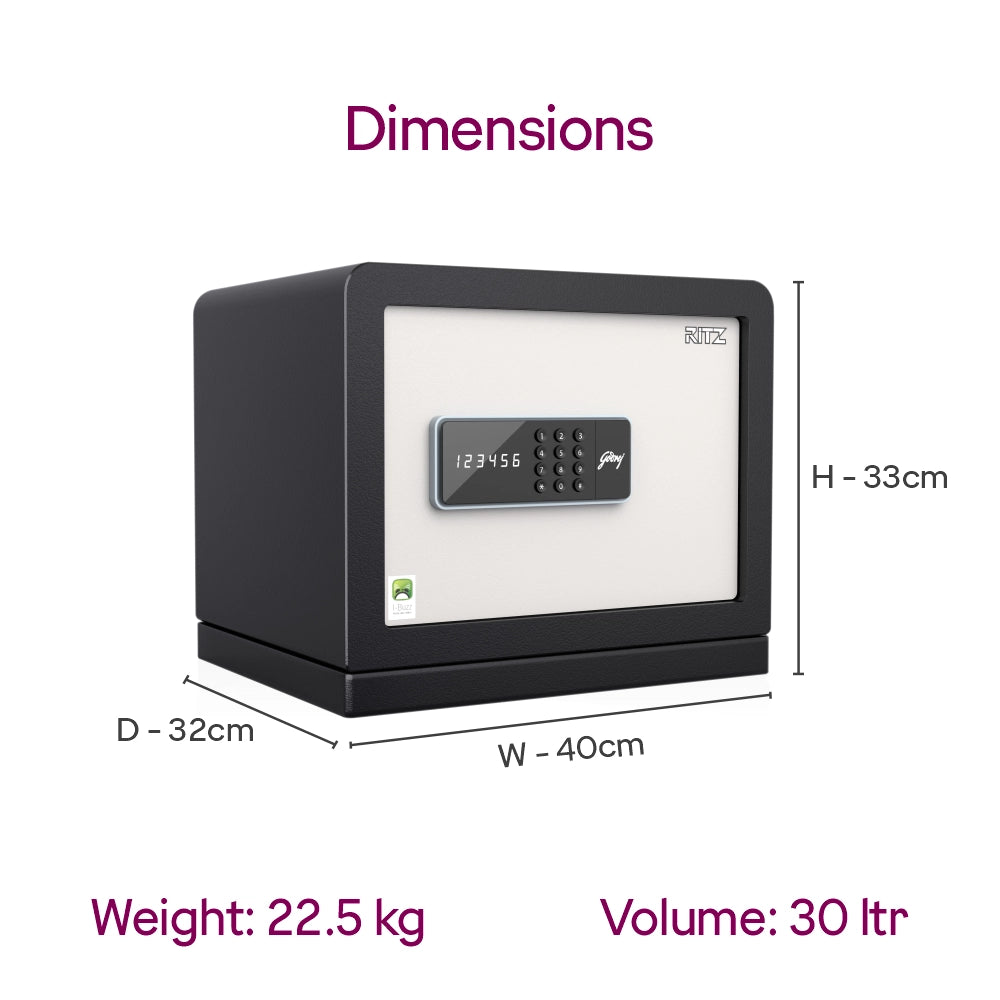 Ritz Touch Digital Home Locker with i-Buzz Alarm System