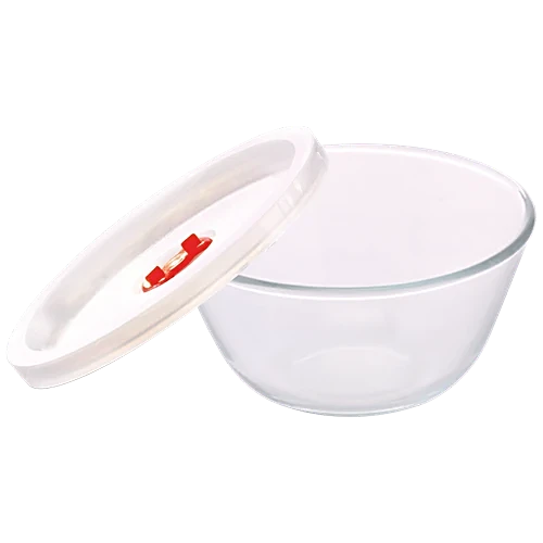 Mixing & Serving Bowl, White Lid Oven, Micro, Fridge Safe 900Ml