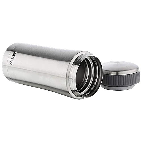 Thermo steel - Optima 350, Hot & Cold Flask, Leak-Proof, Durable, Silver, 350 ml